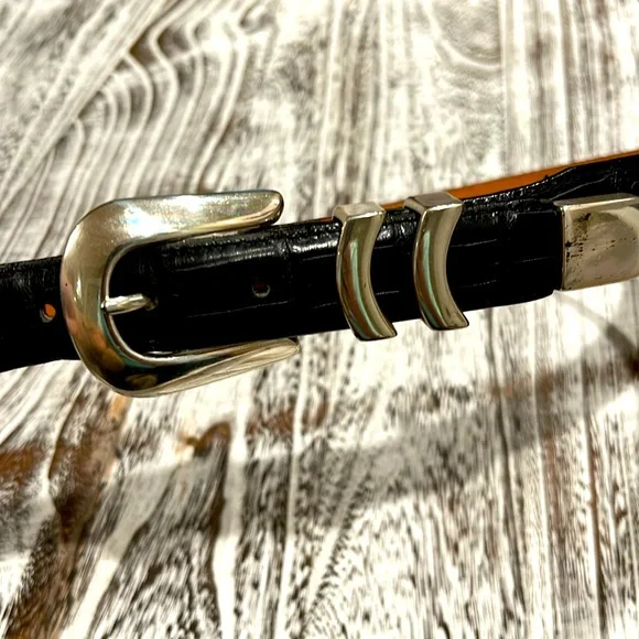 Onyx by Brighton leather belt - Picture 1 of 4